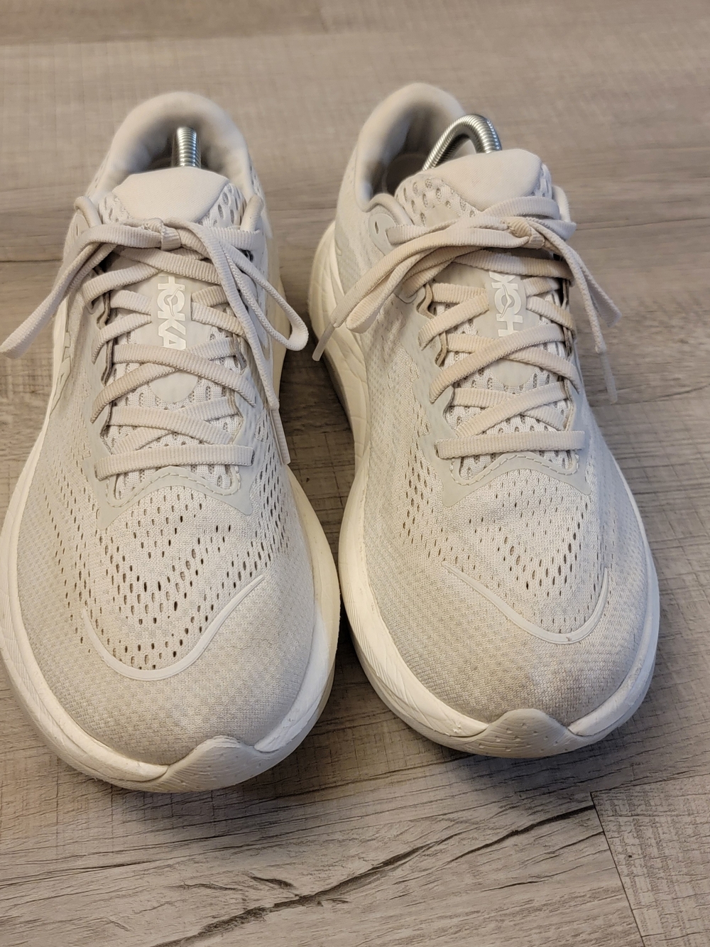 HOKA Women's Light Gray Running Shoes